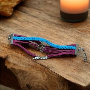 Rope bracelet live anchor infinity